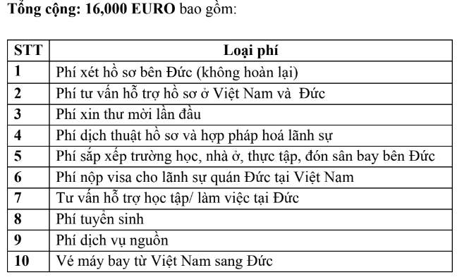 4. Chi phí dịch vụ